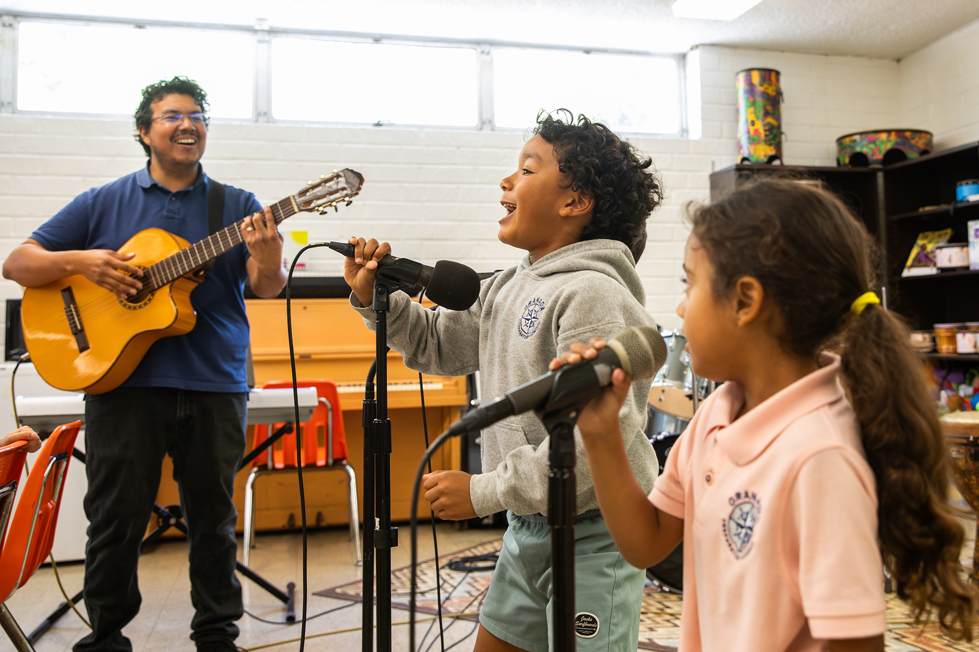 GPS guitar lesson in session
